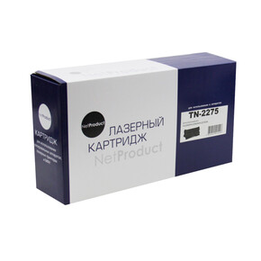 Тонер-картридж NetProduct (N-TN-2275) для Brother HL-2240R/ 2240DR/ 2250DNR/ DCP-7060DR, 2,6K