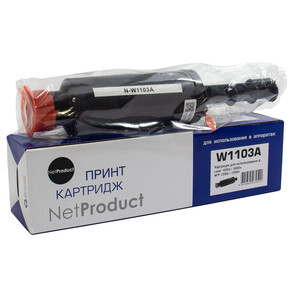 Тонер-картридж NetProduct (N-W1103A) для HP Neverstop Laser 1000a/ 1000w/ 1200a/ 1200w, 2,5K (с чипом)