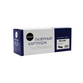 Тонер-картридж NetProduct (N-TK-1160) для Kyocera P2040dn/ P2040dw, 7,2K, с чипом